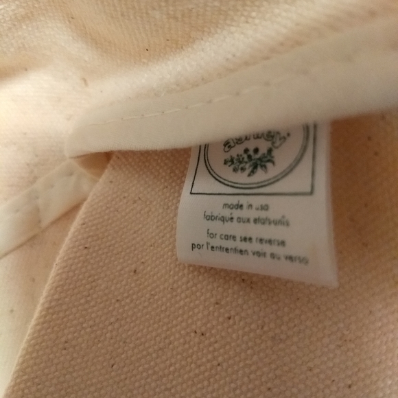 Laura Ashley Open Top Canvas Tote NWOT - Picture 4 of 7